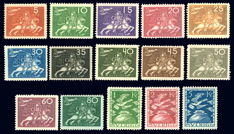 SVEZIA 1924 - Cinquantenario UPU, ... 