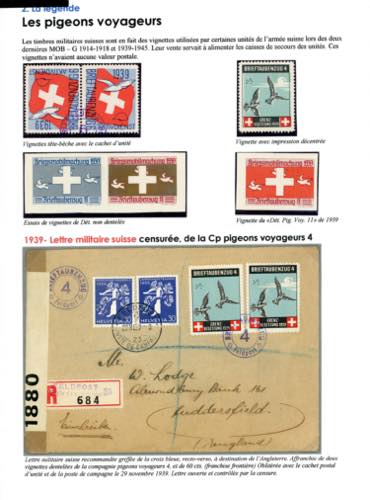SVIZZERA PIGEON POST 1939 - ... 