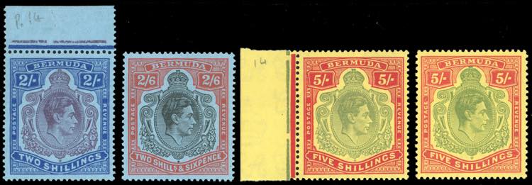 BRITISH COLONIES-BERMUDA 1938 -  2 ... 