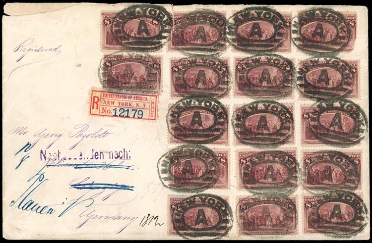 STATI UNITI 1893 - 8 cent. Colombo ... 