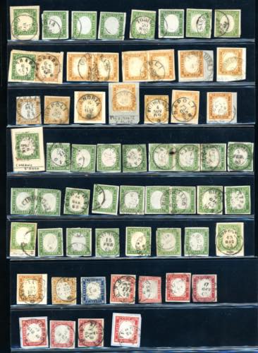 SARDEGNA 1862/1863 - Lotto di 60 ... 