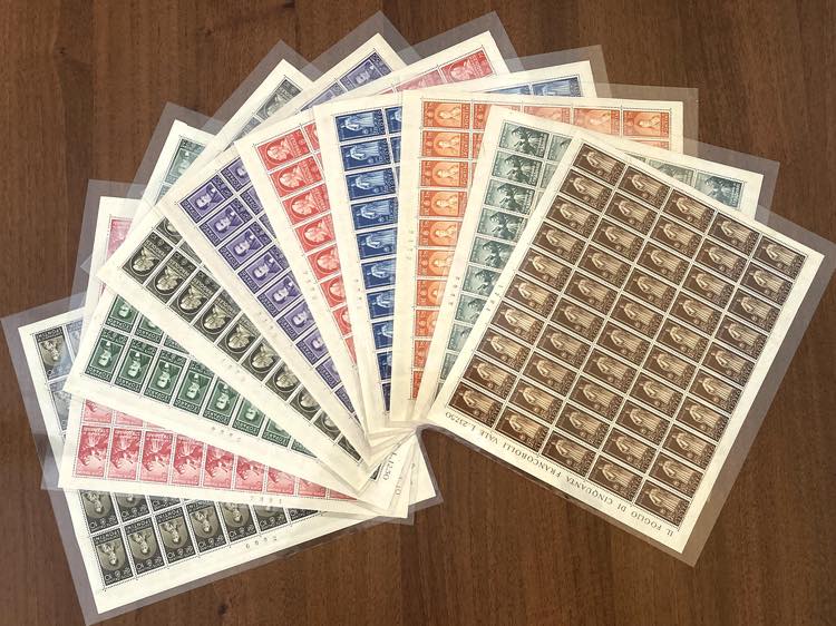 REGNO DITALIA 1937 - Illustri, ... 