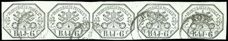 1852 - 6 baj grigio azzurrastro ... 