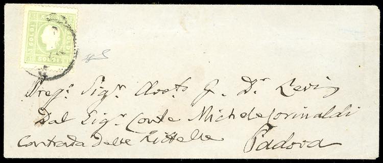 1862 - 3 s. verde giallo (35), ... 