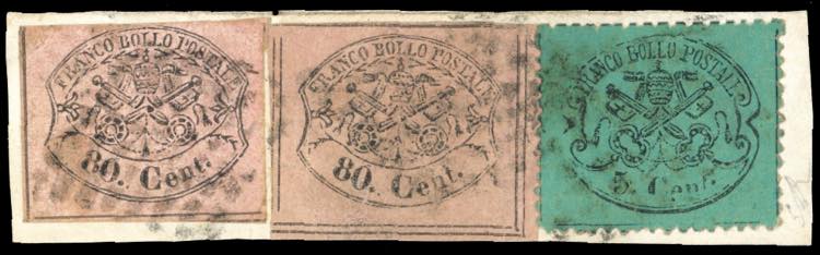 1867 - 80 cent. rosa lillaceo II ... 