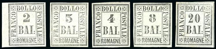 PROVE 1859 - 2,3,4,8 e 20 baj ... 