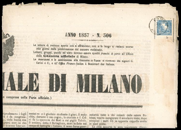 1857  - 3 cent. Mercurio, III tipo ... 