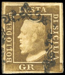 1859 - 1 grano bruno ruggine, I ... 