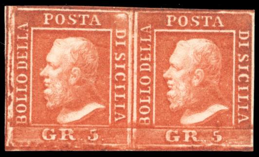 1859 - 5 grana vermiglio, I ... 