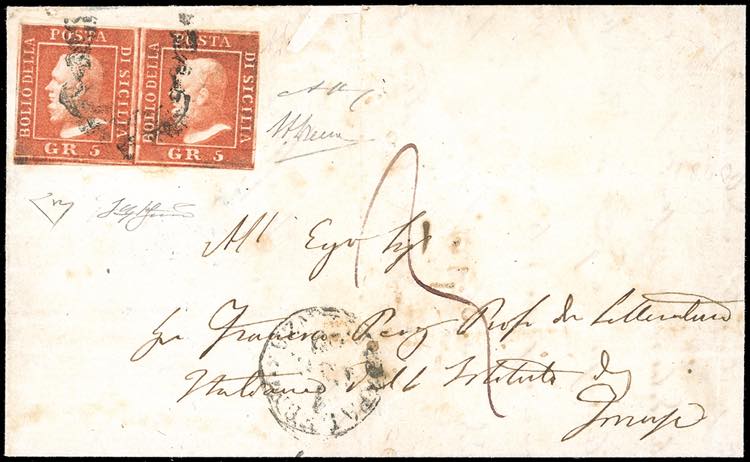 1860 - 5 grana vermiglio, II ... 