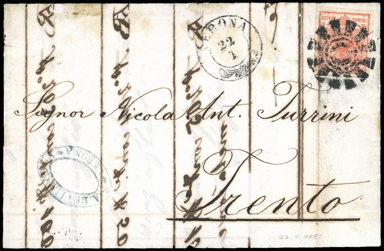 VERONA, muto punti 11 - 15 cent. ... 