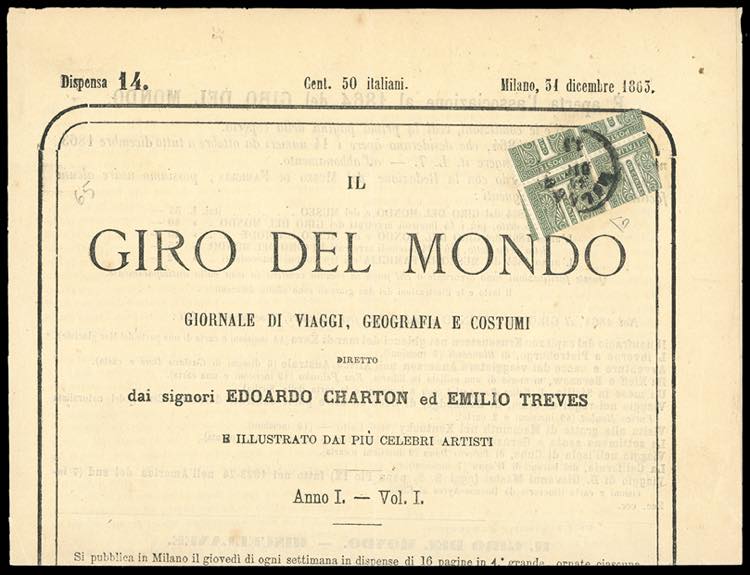 1863 - 1 cent. verde grigio ... 