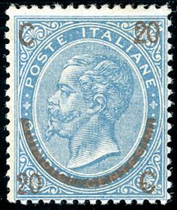 1865 - 20 cent. su 15 cent. Ferro ... 