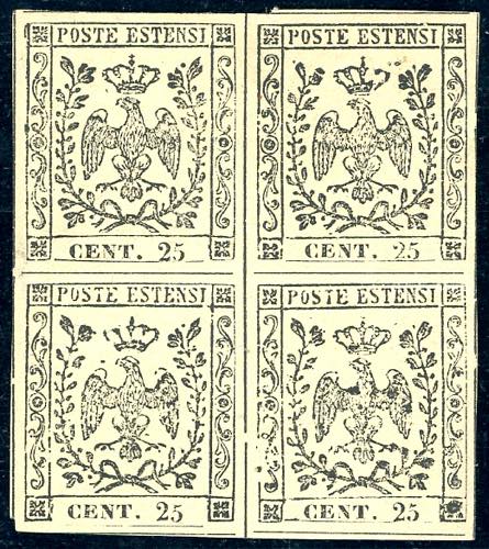 1852 - 25 cent. camoscio chiaro ... 