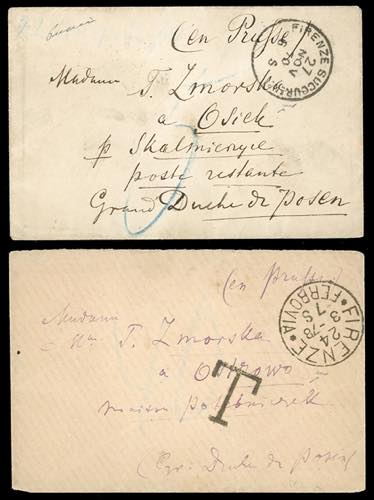 1870/78 - Due lettere non ... 