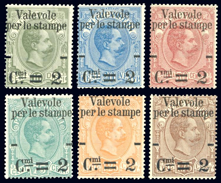 1890 - Valevole per le stampe, ... 