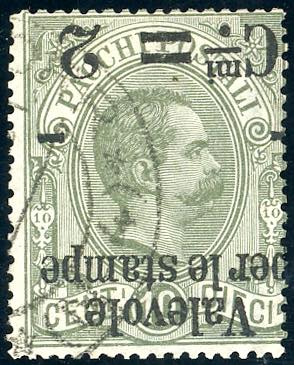 1890 - 2 cent. su 10 cent. ... 