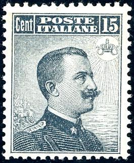 1909 - 15 cent. Michetti, II tipo ... 