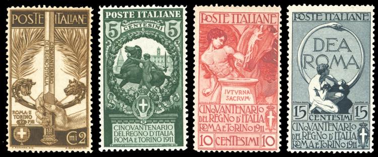 1911 - Unità dItalia, serie ... 