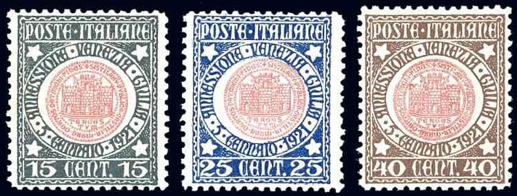 1921 - Annessione Venezia Giulia, ... 