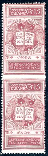1921 - 15 cent. lilla bruno, ... 