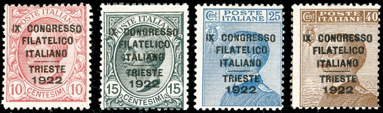 1922 - Congresso Filatelico ... 