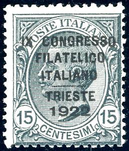 1922 - 15 cent. Congresso ... 