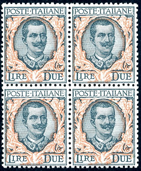 1923 - 2 lire Floreale (150), ... 