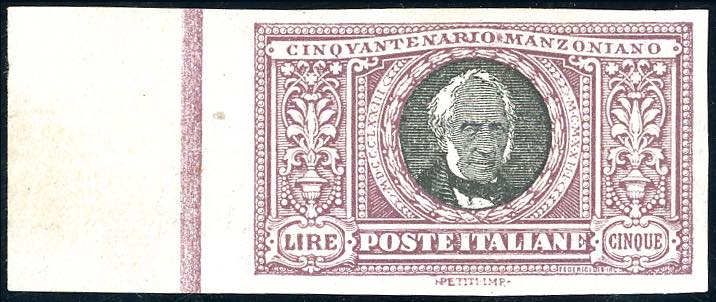 1923 - 5 lire Manzoni, non ... 