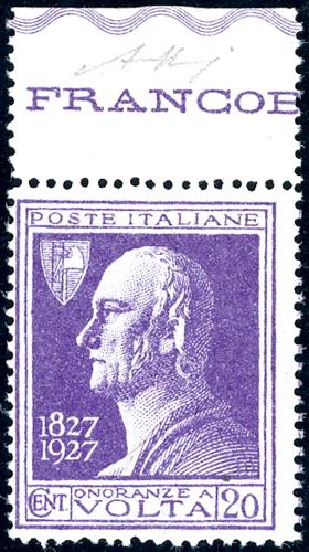 1927 - 20 cent. Volta violetto, ... 