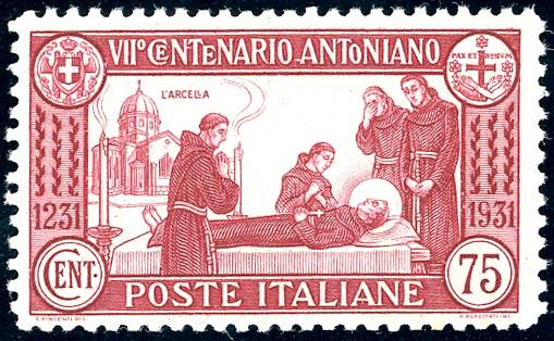 1931 - 75 cent. San Antonio, dent. ... 