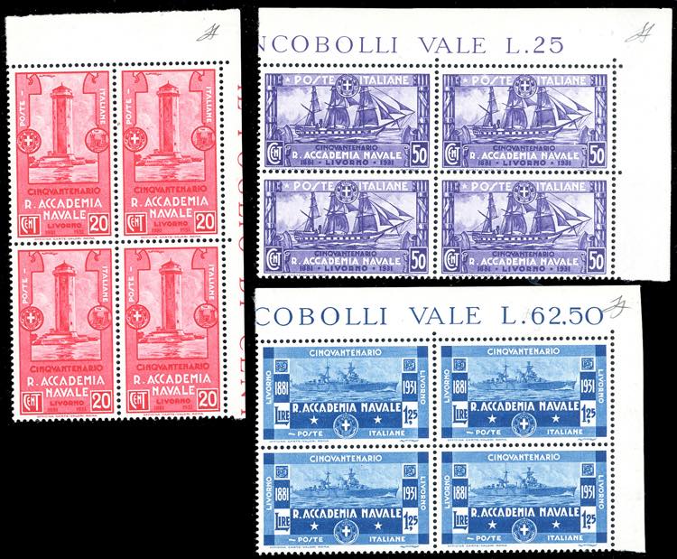 1931 - Accademia Navale, serie ... 