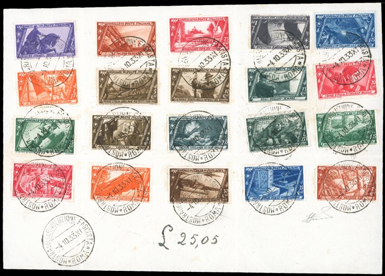 1932 - Decennale Marcia su Roma, ... 