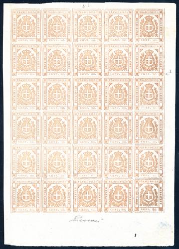 1859 - 80 cent. bistro arancio ... 