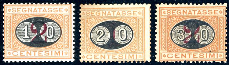 1890/91 - Mascherine, serie ... 