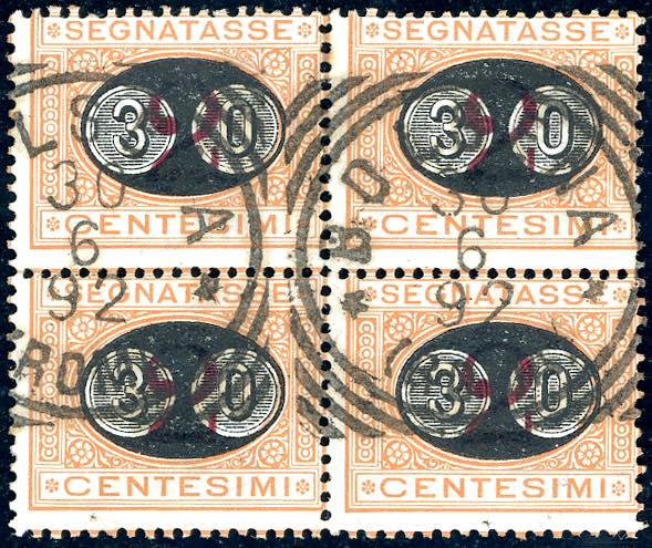 1891 - 30 cent. su 2 cent. ... 