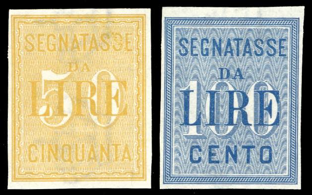 1903 - 50 lire e 100 lire, prove ... 