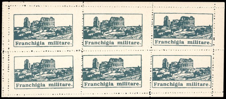 1943 - Franchigia, verde azzurro ... 