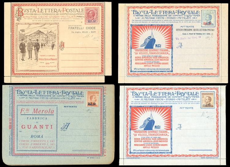 1921 - Soprastampati BLP del I ... 