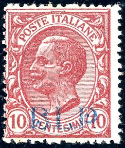 1921 - 10 cent. soprastampa BLP ... 