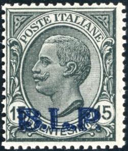 1922/23 - 15 cent. soprastampa BLP ... 