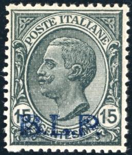1922/23 - 15 cent. soprastampa BLP ... 