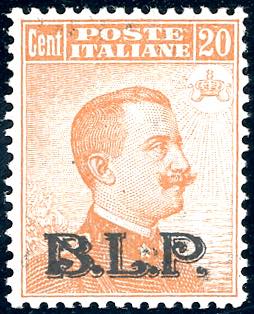 1922/23 - 20 cent. soprastampa BLP ... 