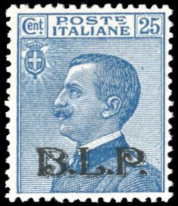 1922/23 - 25 cent. soprastampa BLP ... 