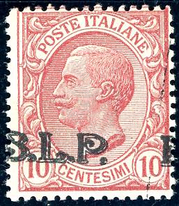 1923 - 10 cent. rosa, soprastampa ... 