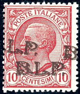 1923 - 10 cent. rosa, doppia ... 