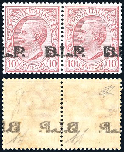 1923 - 10 cent, soprastampa BLP ... 
