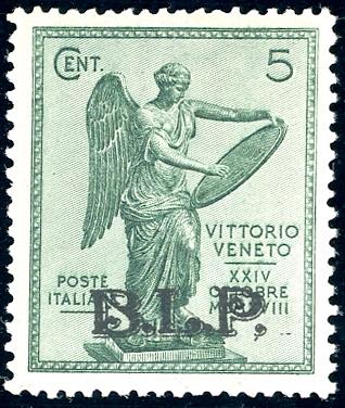1922 - 5 cent. Vittoria, non ... 