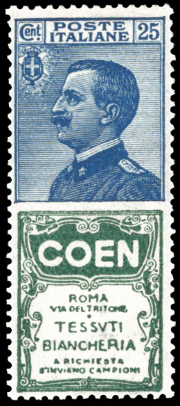 1924 - 25 cent. Coen (5), ottima ... 