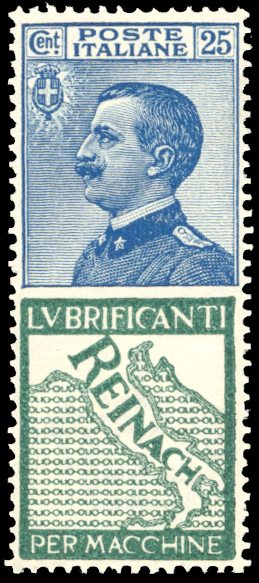 1924 - 25 cent. Reinach (7), ... 